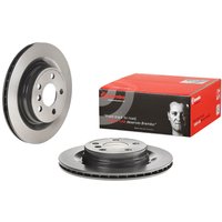 Brembo BMW 2 Series Active Tourer Rear Vented Brake Disc Pair - 300mm Diameter | 09.C743.11 | GSF Car Parts