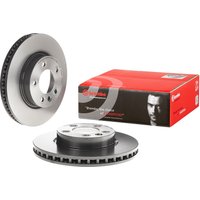 Brembo Porsche Cayenne Front Vented Brake Disc Coated - 330mm Diameter | 09.C881.11 | GSF Car Parts