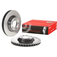 Brembo Porsche Cayenne Front Vented Brake Disc Coated - 350mm Diameter | 09.C882.11 | GSF Car Parts