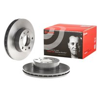 Brembo Citroen Relay Front Vented Brake Disc Pair Coated - 280mm Diameter | 09.D017.11 | GSF Car Parts