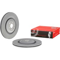 Rear Brake Disc - 396mm Diameter Brembo Fits JAGUAR F-PACE (X761) 2.0 Ti4 AWD