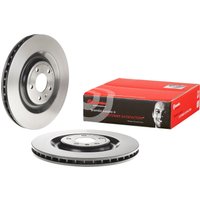 Brembo Volkswagen Touareg Rear Brake Disc Single Coated R90 Approved | 09.D424.11 | GSF Car Parts