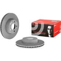 Brembo Mercedes-Benz C-Class Front Vented Brake Disc Pair Coated - 295mm Diameter | 09.D525.13 | GSF Car Parts
