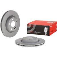 Brembo Mercedes-Benz C-Class Rear Vented Brake Disc Pair Coated - 300mm Diameter | 09.D533.13 | GSF Car Parts