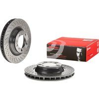 Front Rh Perforated/vented Brake Disc Single Coated - 340mm Diameter Brembo