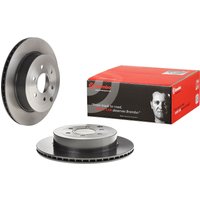 Brembo Nissan Np300 Navara Rear Vented Brake Disc Pair - 308mm Diameter | 09.D942.11 | GSF Car Parts