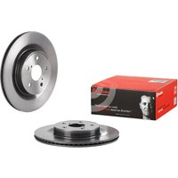 Front Vented Brake Disc Single Coated - 354mm Diameter Brembo