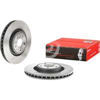 Front Slotted Brake Disc Single Coated - 380mm Diameter Brembo