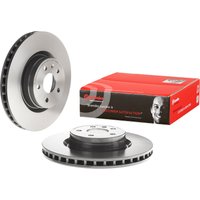 Brembo Tesla Model S Front Vented Brake Disc Coated - 355mm Diameter | 09.N265.21 | GSF Car Parts