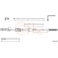 Accelerator Cable Telco Fits: PEUGEOT 106
