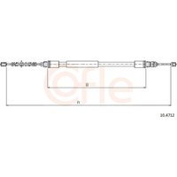 Brake Cable Telco Fits: CITROEN SAXO