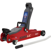 SEALEY Trolley Jack 2 Tonne Low Profile Short Chassis - Red | 1020LE | GSF Car Parts