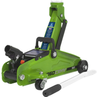 SEALEY Trolley Jack 2 Tonne Short Chassis - Hi-Vis | 1050CXHV | GSF Car Parts
