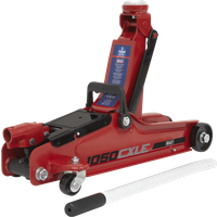 SEALEY Trolley Jack 2 Tonne Low Profile Short Chassis | 1050CXLE | GSF Car Parts