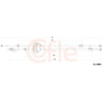 Gear Control Cables Telco Fits: PEUGEOT 307