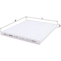 Cabin Filter - Standard MAHLE Fits: JEEP CHEROKEE (KL)