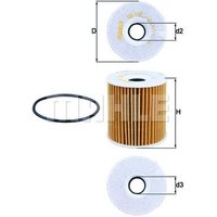 MAHLE Volvo V70 Oil Filter - Insert | OX149D | GSF Car Parts