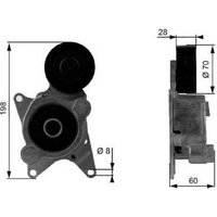 Ina Toyota Auris Touring Sports Ribbed Auxillary Drive Belt Tensioner | 534017410 | GSF Car Parts