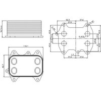 Ava Skoda Superb Oil Cooler | VN3388 | GSF Car Parts