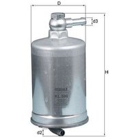 Fuel Filter MAHLE Fits: AUDI A4 B7 Convertible (8HE)