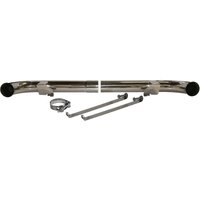 Side Exhaust Bypass Pipe With 2 Mountings Jpgroup Fits: PORSCHE 911