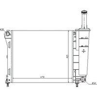 Ava Fiat Panda Radiator | FTA2345 | GSF Car Parts