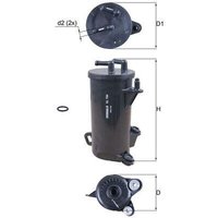 Fuel Filter MAHLE Fits: HONDA HR-V (RU)