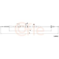 Brake Cable Telco Fits: KIA PICANTO