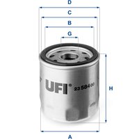 Oil Filter UFI Fits: PEUGEOT BOXER