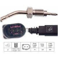 Exhaust Gas Temperature Sensor Intermotor Fits: SEAT ALTEA
