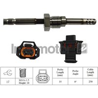 Exhaust Gas Temperature Sensor Intermotor Fits: OPEL ANTARA