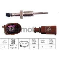 Exhaust Gas Temperature Sensor Intermotor Fits: VOLKSWAGEN GOLF