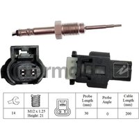 Exhaust Gas Temp Sensor Intermotor Fits: BMW X1