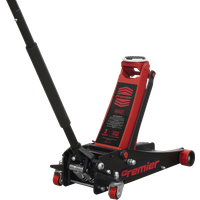 SEALEY Trolley Jack 3 Tonne Low Profile Rocket Lift Red | 3040AR | GSF Car Parts