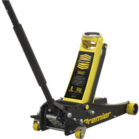 SEALEY Trolley Jack 3 Tonne Low Profile Rocket Lift Yellow | 3040AY | GSF Car Parts