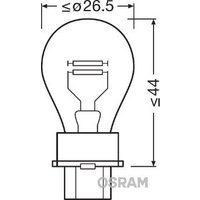 12v Bulb - P27/7w OSRAM Fits: JEEP CHEROKEE