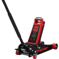 SEALEY Trolley Jack 4 Tonne Low Profile Rocket Lift Red | 4040AR | GSF Car Parts