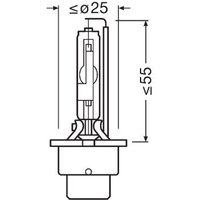 85v Bulb - D2r (gas Discharge Tube) OSRAM Fits: MERCEDES S420