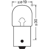 Bulb - 5008 12v 10w Ba15 OSRAM Fits: ROVER GROUP MGZT
