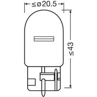 12v Bulb - Wy21w OSRAM Fits: TOYOTA YARIS