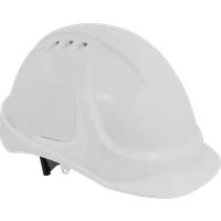 SEALEY Safety Helmet - Vented (White) | 502W | GSF Car Parts
