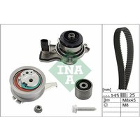Timing Belt Kit With Water Pump INA Fits: VW POLO V (6R1, 6C1)