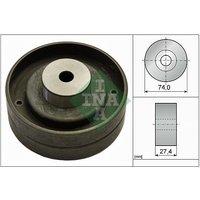 Timing Belt Deflection/guide Pulley INA Fits: AUDI 100 C4 Avant (4A5)
