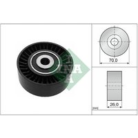 Auxiliary Drive Pulley INA Fits: FORD MONDEO IV Saloon (BA7)