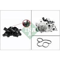 Water Pump With Housing INA Fits: SKODA OCTAVIA III (5E3, NL3, NR3)