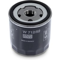 MANN Seat Leon Oil Filter - Screw On | W712/52 | GSF Car Parts