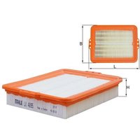 Air Filter MAHLE Fits: BMW F (801cc - )