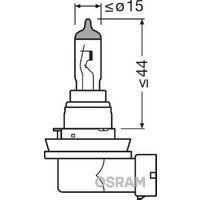 12v Bulb - H16 OSRAM Fits: DACIA SANDERO