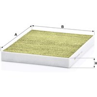 MANN Porsche Cayenne Cabin Filter - Carbon | CUK2842 | GSF Car Parts