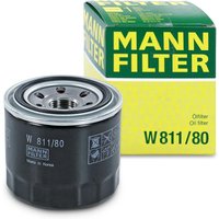 MANN Hyundai Getz Oil Filter - Screw On | W811/80 | GSF Car Parts